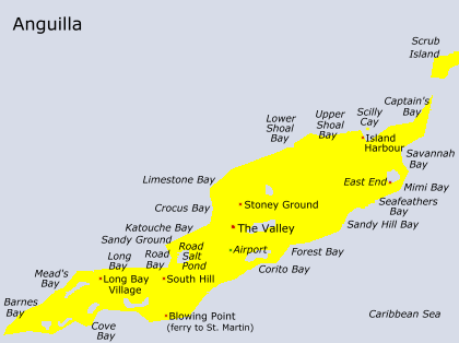 Anguilla Map