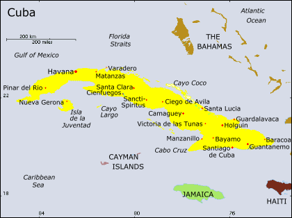 Cuba Map