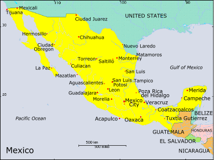 Mexico - Map