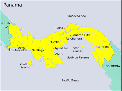 Panama - Map