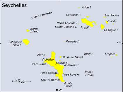 Seychelles Map