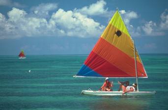 Sailing near Negril